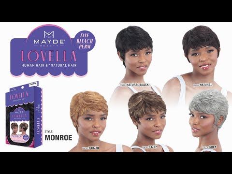 Monroe Lovella 100 Human Hair Wig Mayde Beauty