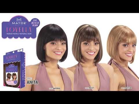 Anita Lovella 100 Human Hair Wig Mayde Beauty