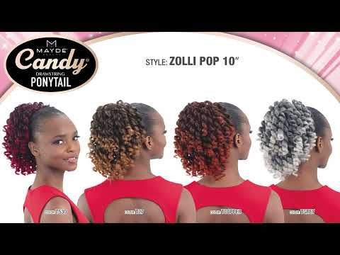 Zolli Pop 10 Synthetic Hair Drawstring Ponytail Mayde Beauty