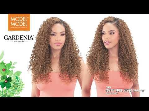 Gardenia Zesty Curl 22 24 26 Hair Weave Model Model