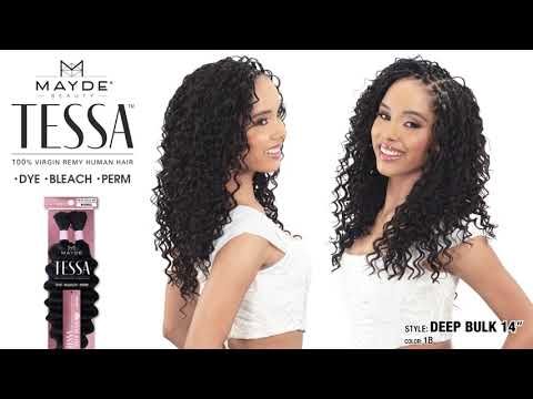 Deep Bulk 14 Tessa 100 Virgin Remy Human Hair Bundle Mayde Beauty