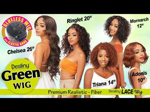 Destiny Chelsea 26 Glueless HD Green Lace Front Wig Beauty Elements