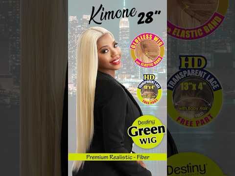 Destiny Kimone 28 Glueless HD Green Lace Front Wig Beauty Elements