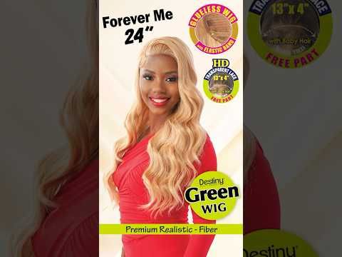 Destiny Forever Me 24 Glueless HD Green Lace Front wig Beauty Elements