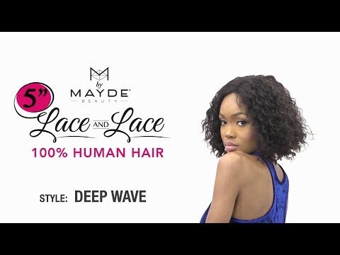 DEEP WAVE by Mayde Beauty 100% Human Hair HD 5 Inch Lace & Lace Wig