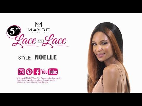 Noelle by Mayde Beauty 5 Inch Lace and Lace Wig