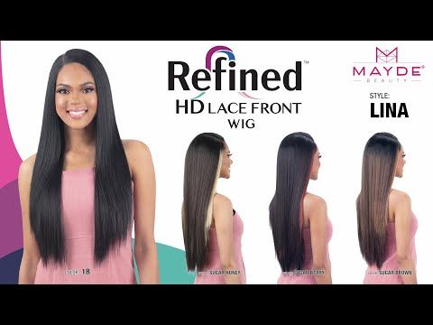 LINA Refined HD Lace Front Wig -  Mayde Beauty