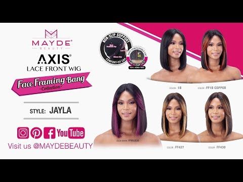 BRI By Mayde Beauty Synthetic Axis Face Framing Bang Collection Lace Front Wig