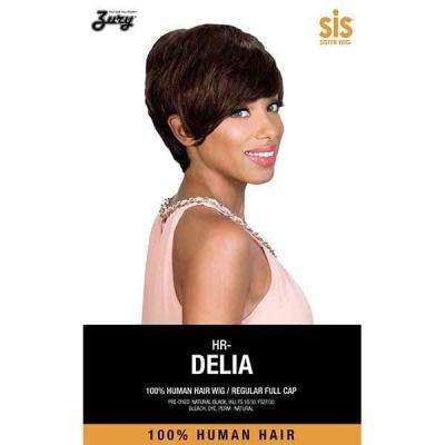 HR-Delia Human Hair Full Wig By Zury Sis