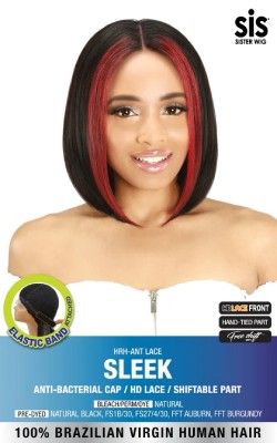 HRH- Ant Sleek 100 Brazilian Virgin Human Hair Hd Lace Front WIg By Zuri Sis