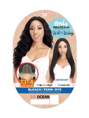 Hrh-Only 13x4 Wet N Wavy Ocean Virgin Human Hair HD Lace Front Wig Zury Sis