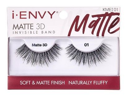 iENVY Matte 3D 01 Invisible Band Lashes - KMEI01