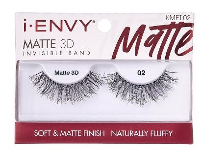 iENVY Matte 3D 02 Invisible Band Lashes - KMEI02