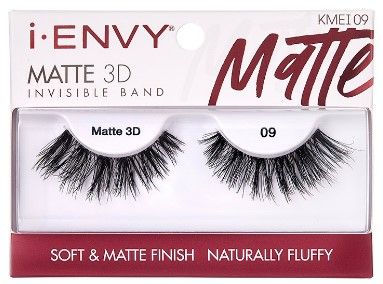 iENVY Matte 3D 09 Invisible Band Lashes - KMEI09