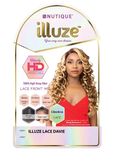 Illuze HD Lace Davie 24 Synthetic Hair Wig Nutique