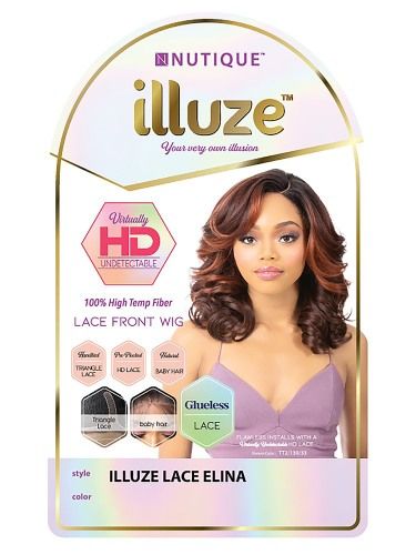 Elina Illuze HD lace Front Wig Synthetic Hair Nutique