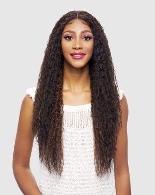 Inky deep Middle Part HD Lace Front Wig By Mist - Vanessa