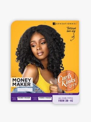 Money Maker Curls Kinks & Co Synthetic Half Wig Instant Weave Sensationnel