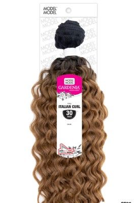 Italian Curl 30 Gardenia Wet n Wavy Hair Weave Model Model