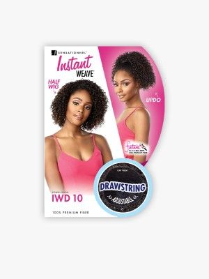 IWD 10 Drawstring Cap 2in1 Instant Weave Synthetic Hair Half Wig Sensationnel
