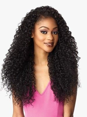 IWD 5 Drawstring Cap 2in1 Instant Weave Synthetic Hair Half Wig Sensationnel