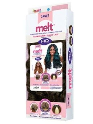 JADA Melt by Janet Collection Synthetic Extended Deep HD Part Lace Wig