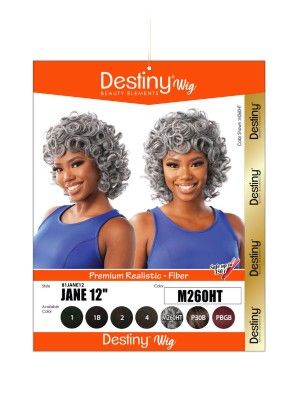 Jane 12 Premium Realistic Fiber Destiny Pop Go Full Wig Beauty Elements