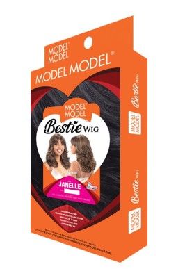 Janelle Bestie Wig Synthetic Hair Full Wig Model Model