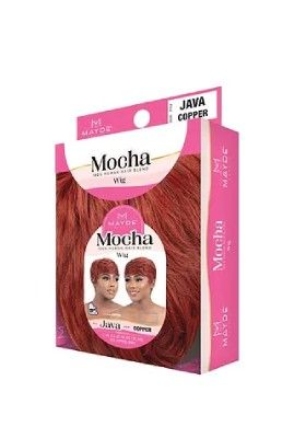 Java Mocha Human Hair Blend Wig Mayde Beauty