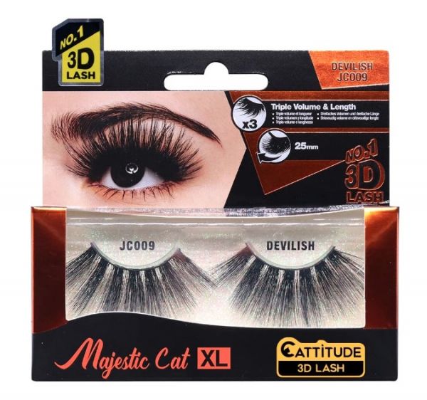 JC009 Devilish Majestic Cat XL Lash Ebin New York