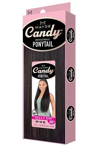 Jelly Dip 30 Inch By Mayde Beauty Synthetic Drawstring Ponytail