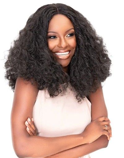 Jenna Natural Me Deep Part Synthetic Lace Front Wig By Janet Collection