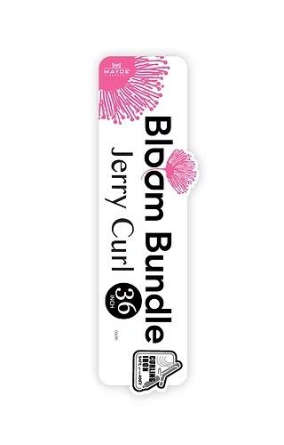 JERRY CURL 36 Inch By Mayde Beauty Bloom Bundle Weave