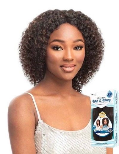 Jerry Curl Brazilian Wet & Wavy Vella Vella Collection Lace Part Wig