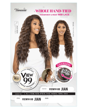 VIEW99 HB Jian Human Hair Blend HD Lace Front Wig Vanessa