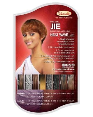 Jie Fashion Wig Synthetic Hair Vanessa
