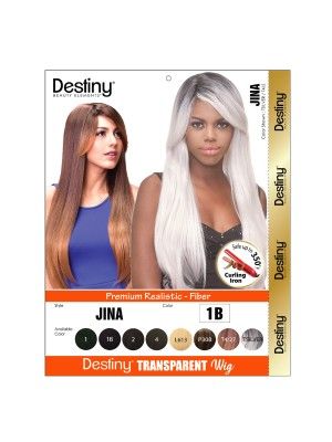 Jina Destiny Premium Realistic Fiber Full Wig Beauty Elements