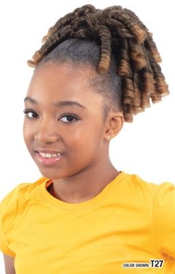 Coco Curl Kids Ponytail Model Model