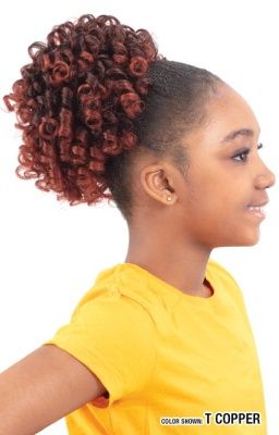 Coco Curl Kids Ponytail Model Model