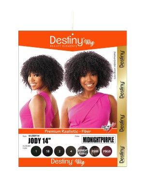 Jody 14 Premium Realistic Fiber Destiny Pop Go Full Wig Beauty Elements