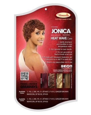 Jonica Synthetic Fashion Full Wig Vanessa