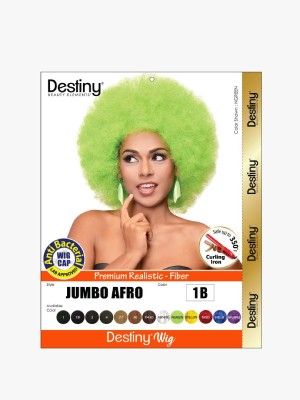 Jumbo Afro Destiny Premium Realistic Fiber Full Wig - Beauty Elements