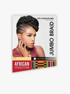 Jumbo Braid 100 Kanekalon African Collection Braiding Hair Sensationnel