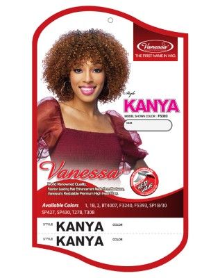 Kanya Synthetic Hair Full by Fashion Wigs - Vanessa