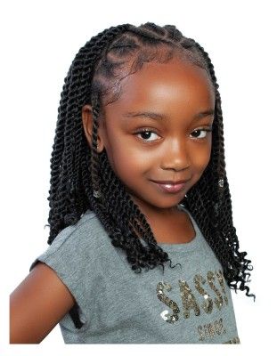 KBRD601 - 6X Kids Idefine Easy Braid 30 Afri-Naptural Braiding Hair Mane  Concept-1 (Jet Black)