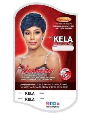 Kela Synthetic Hair Full by Fashion Wigs - Vanessa