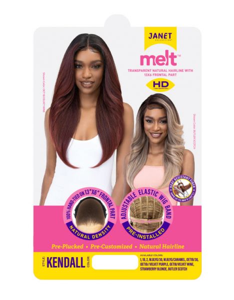 Kendall Melt 13x6 Frontal Part Lace Front Wig By Janet Collection