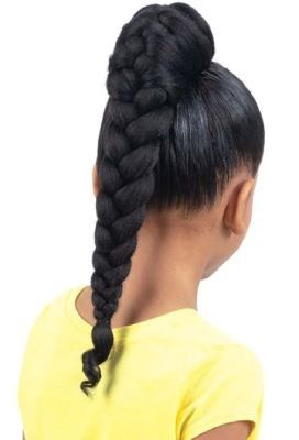 Kids Braided Ponytail Hair Model Model
