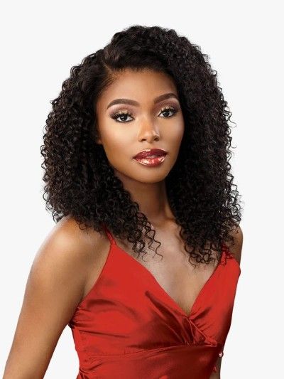 Kinky Curly 16 15A 100 Human Hair HD Lace Front Wig Sensationnel