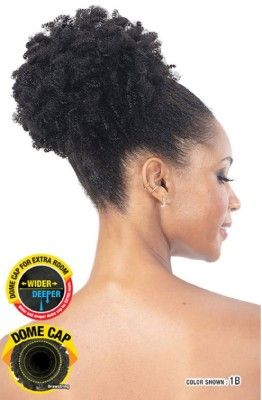 Kinky Fro Doll By Mayde Beauty Drawstring Ponytail